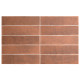 Carrelage effet terre cuite collection Argile - couleur terre cuite rouge - photo carreau seul