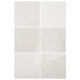 Carrelage effet zellige blanc Artisan - carreaux seuls - format 13,2x13,2 cm
