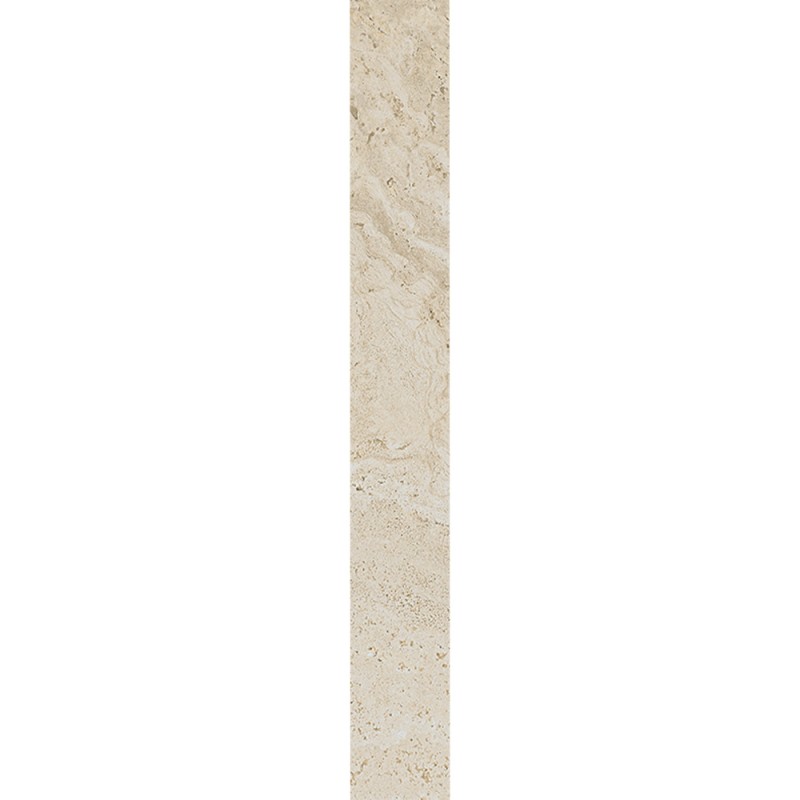 Carrelage travertin crème en chevron 7,5x60 – Minimal Chevron Cream