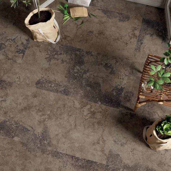 Carrelage Unique Travertine Ancient Chocolate 60×120 – Provenza