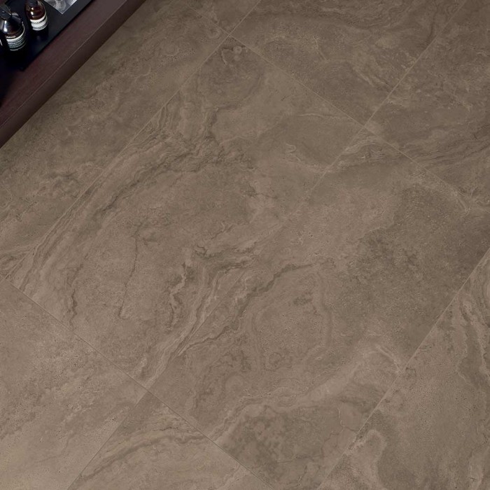 Carrelage travertin foncé 30x60 – Unique Travertine Minimal Chocolate