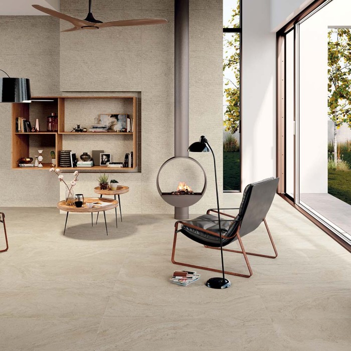 Carrelage Travertin Rainuré Cream 30×60 – Provenza