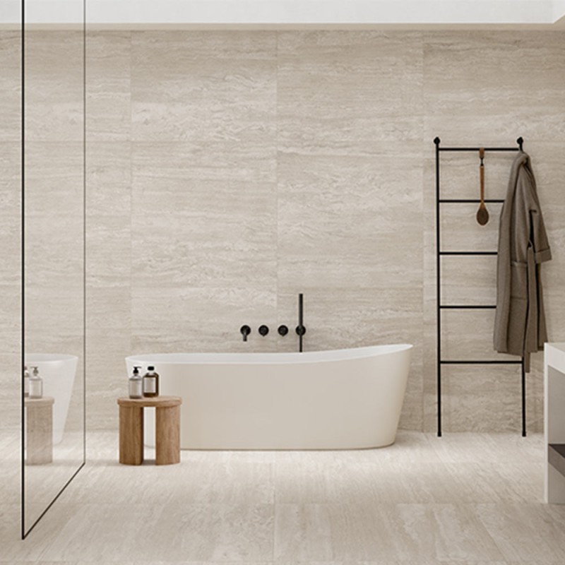 Carrelage effet pierre ivoire mat – Senza Tempo Avorio