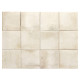 Carrelage effet zellige collection Hanoi couleur blanc - 10x10 cm