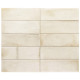 Carrelage effet zellige collection Hanoi couleur blanc - 6,5x20 cm