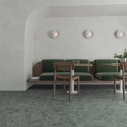 Carrelage mosaïque gris...