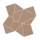 Carrelage mosaïque marron mat – Trencadis Gaudi Mud