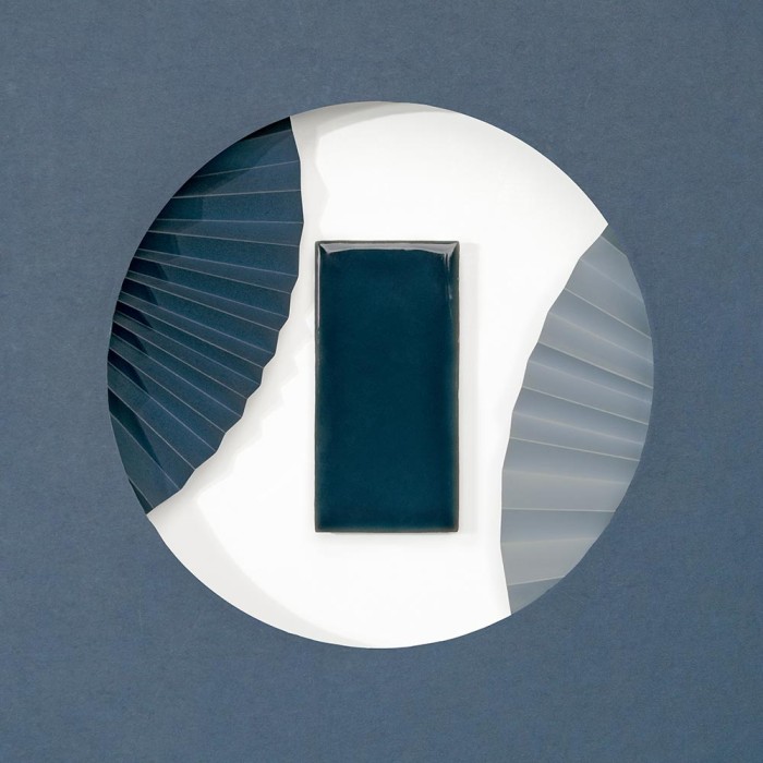 Faïence murale bleu marine brillante – Yoko Marine