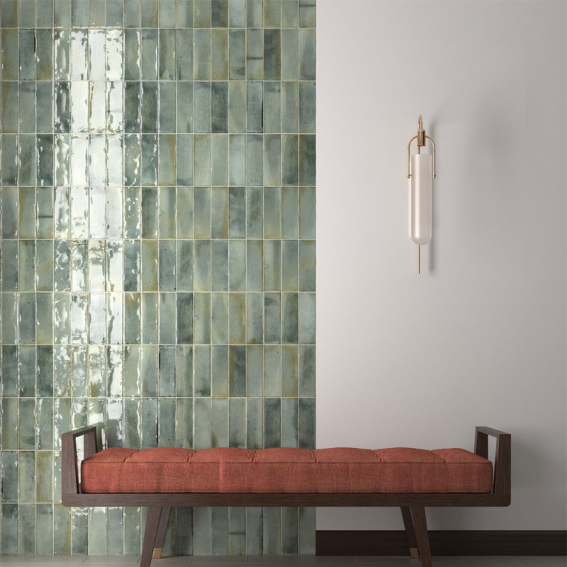 Carrelage zellige vert céladon | Collection Hanoi Celadon