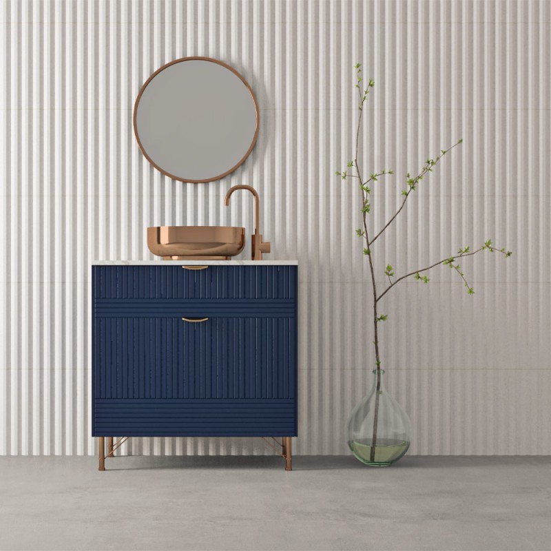 4,35m2 Stripes White Stone 7,5x30cm