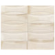 Carrelage effet zellige collection Hanoi Arco couleur blanche - 6,5x20 cm