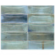 Carrelage effet zellige collection Hanoi Arco couleur bleu ciel - 6,5x20 cm