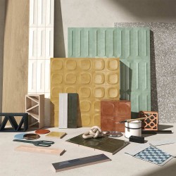 Faïence ocre brillante –...