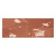1,8m2 Abacus Brick Amaranto Brillant 7,5x20cm