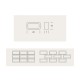 15 pièces Rectangular Beige-85 10x20x7cm