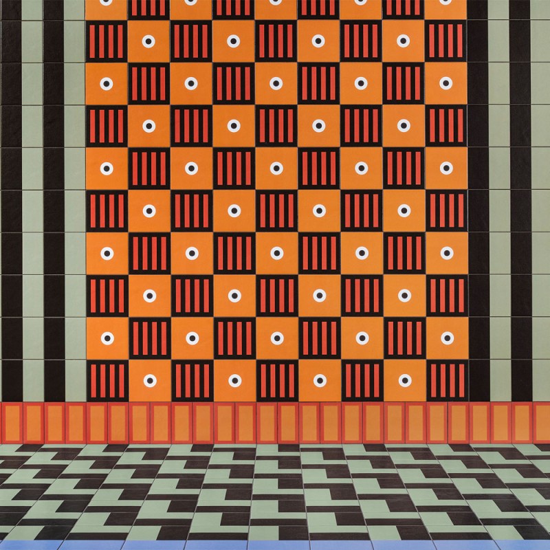 0,67m2 Marghe Frame Terracotta Mat 10,1x