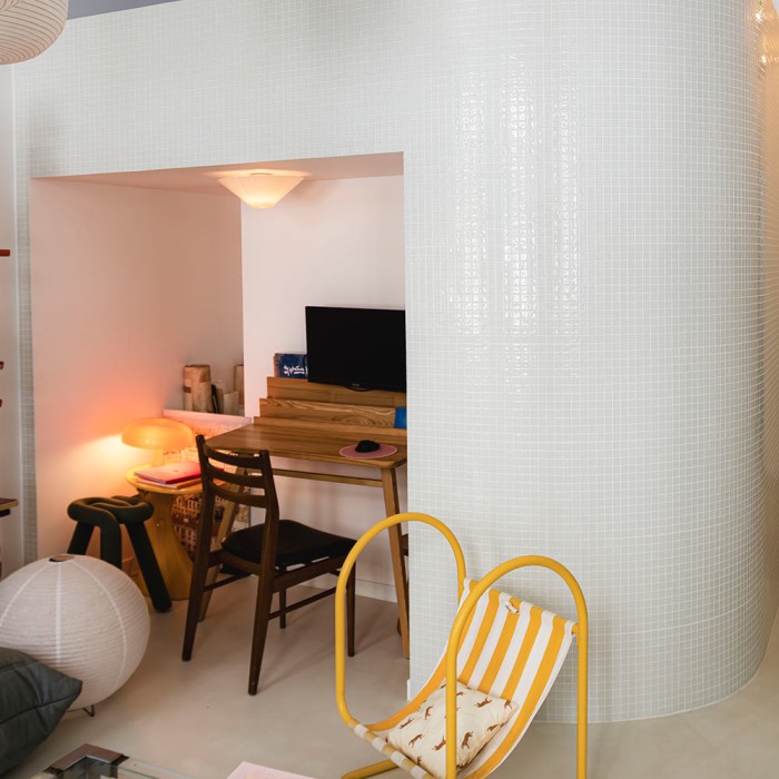 Mosaïque piscine blanche 2,5x2,5 cm en verre brillant Onix Lisa