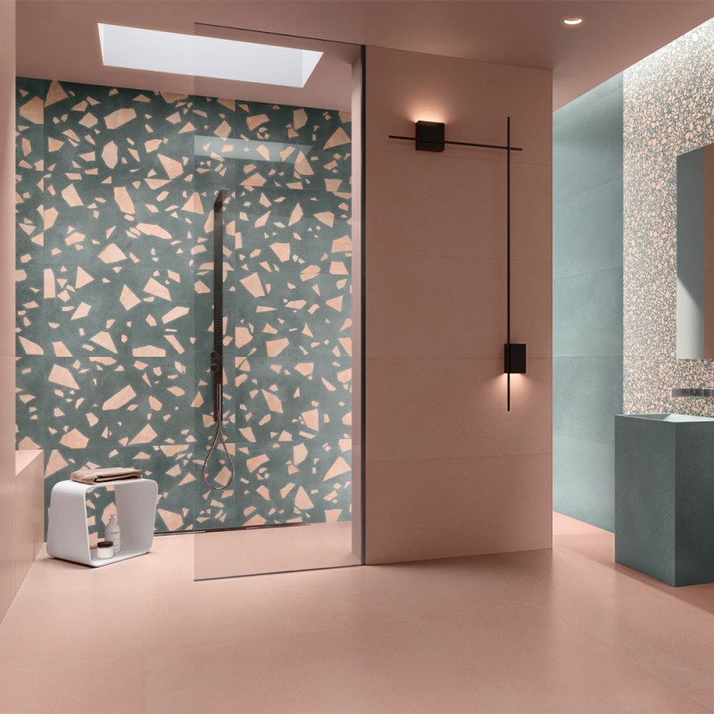 1,44m2 Medley Rock Green Mat 60x120 cm