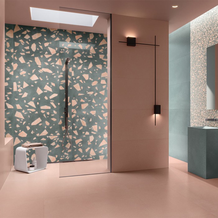 1,44m2 Medley Rock Green Mat 60x120 cm