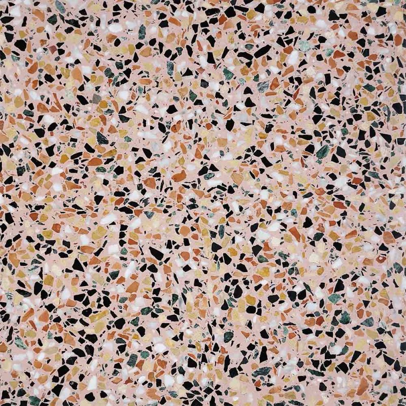 1,6m2 Terrazzo PP05 brillant 40x40x12mm
