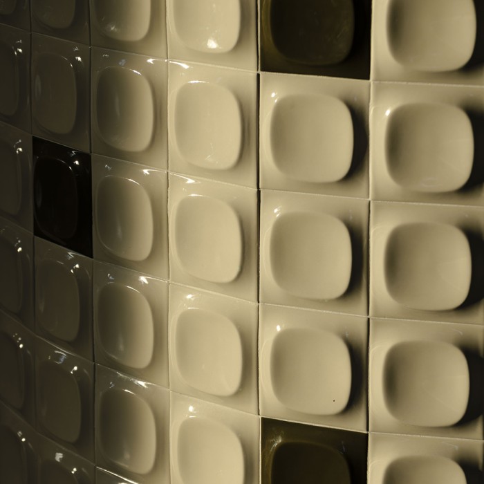 Faïence vert mousse brillante – Finition Groovy – Pop