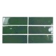 Carrelage effet zellige Bejmat couleur vert olive - carreaux seuls 5x15 cm