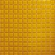Mosaïque verre jaune doré 2,5x2,5 cm | Crystal 4 Golden Milk