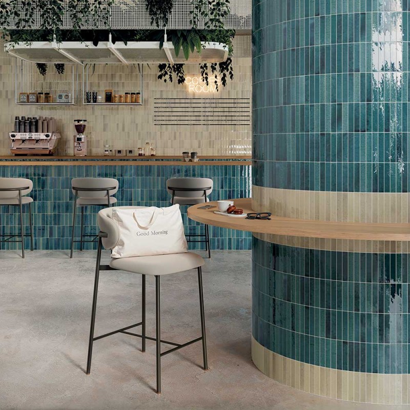 Sabil - faïence inspirée de la céramique - couleur bleu océan