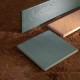Terre - Carrelage artisanal inspiration argile - couleur bleu gris