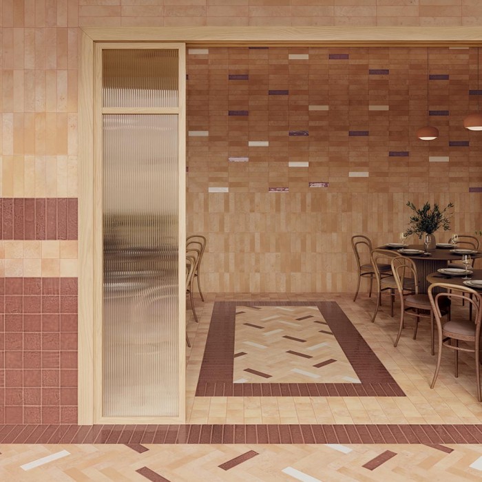 Terre - Carrelage artisanal inspiration argile - couleur rouge