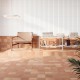 Terre - Carrelage artisanal inspiration argile - couleur terracotta