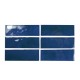 Carrelage effet zellige Bejmat couleur bleu Azur - carreaux seuls 5x15 cm