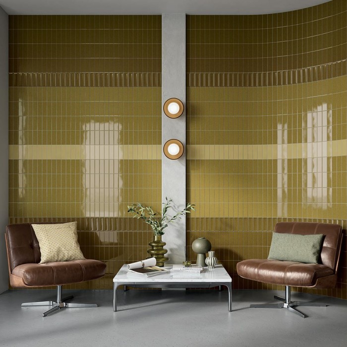 Micare - carrelage minéral et design contemporain - couleur ocre