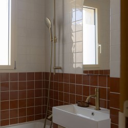 Faïence murale terre cuite...