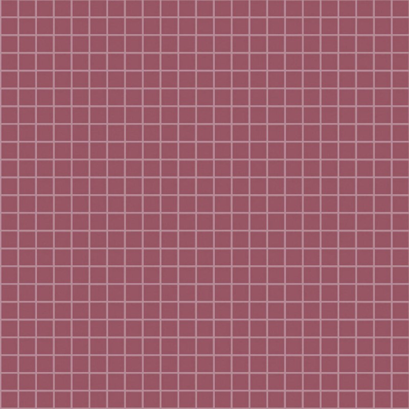 9,03m2 mosaïque 1,2x1,2 cm Opus Romano marron brillant