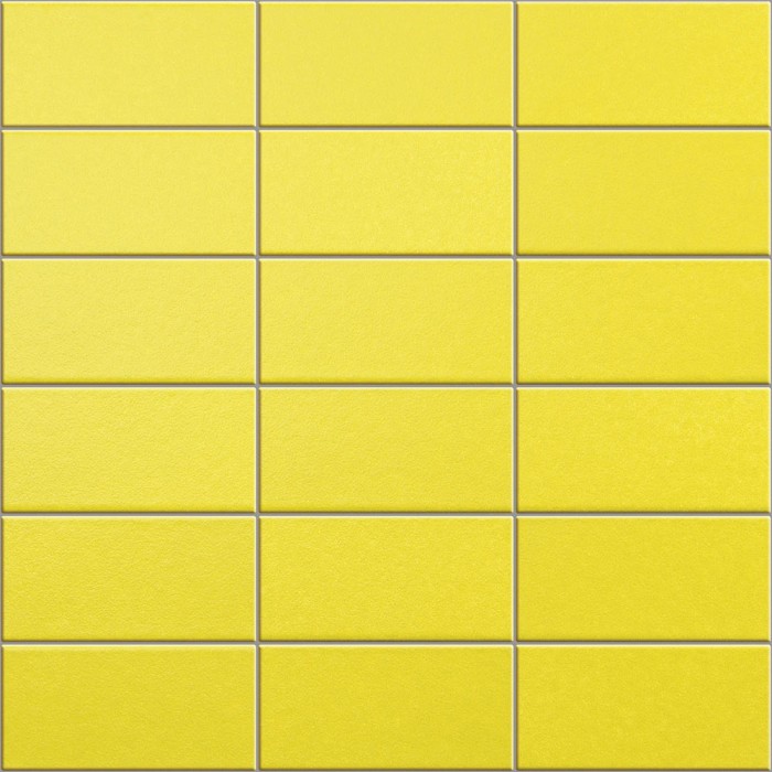 2,52m2 mosaïque Anthologhia Jaune semi brillant