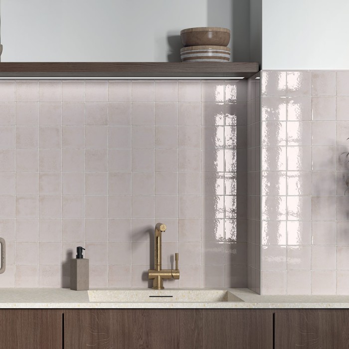 Bohemian - Carrelage mural effet zellige - couleur crème