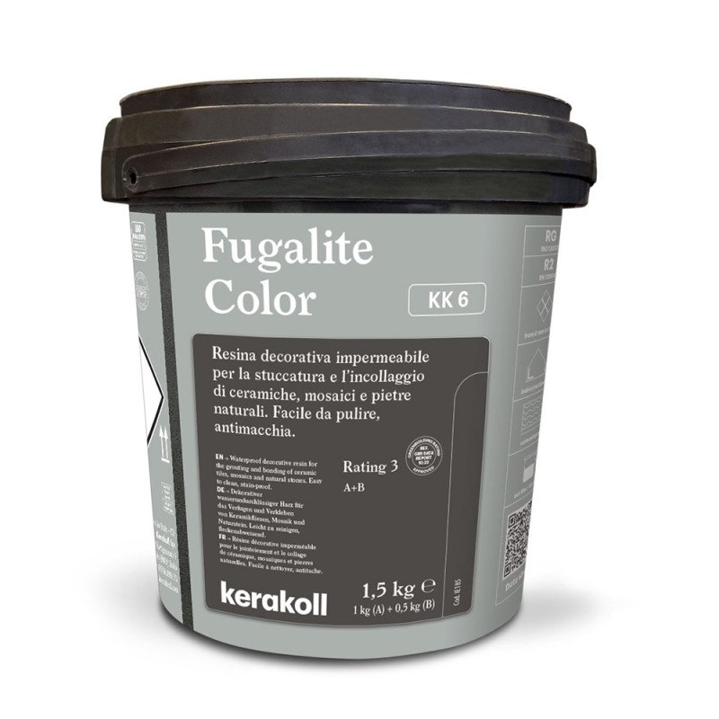 Joint époxy Fugalite Color KK 06 – Gris perle / gris très clair (monopack 1,5 kg)