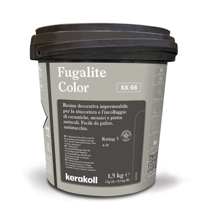 Joint époxy Fugalite Color KK 66 – Greige moyen / pierre naturelle (monopack 1,5 kg)