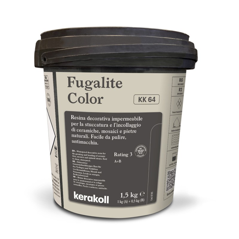 Joint époxy Fugalite Color KK 64 – Greige moyen clair / pierre beige grisée (monopack 1,5 kg)