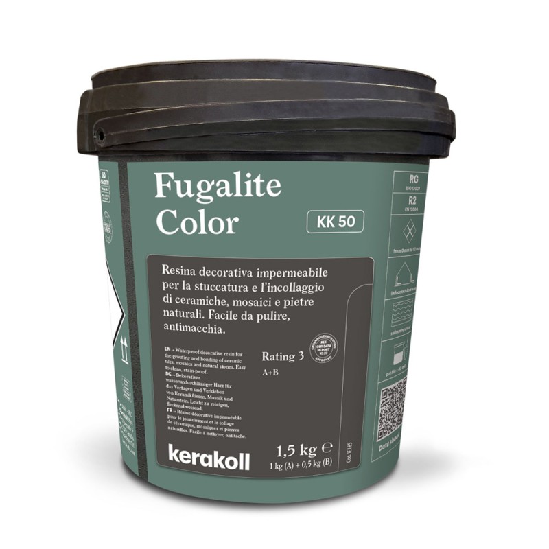Joint époxy Fugalite Color KK 50 – Vert profond / kaki (monopack 1,5 kg)