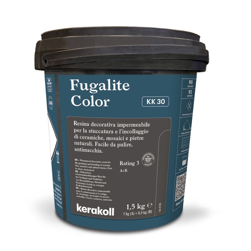 Joint époxy Fugalite Color KK 30 – Bleu profond / bleu nuit (monopack 1,5 kg)