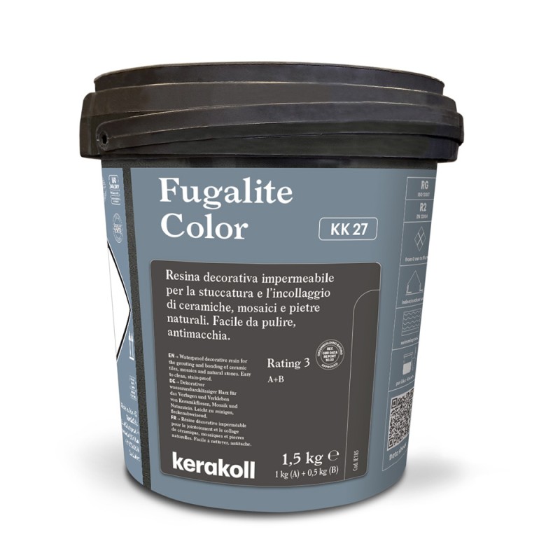 Joint époxy Fugalite Color KK 27 – Bleu clair / bleu grisé (monopack 1,5 kg)