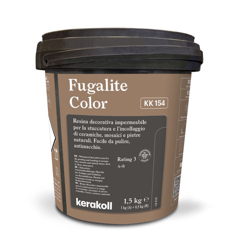 Joint époxy Fugalite Color KK 154 – Gris ardoise / graphite clair (monopack 1,5 kg)