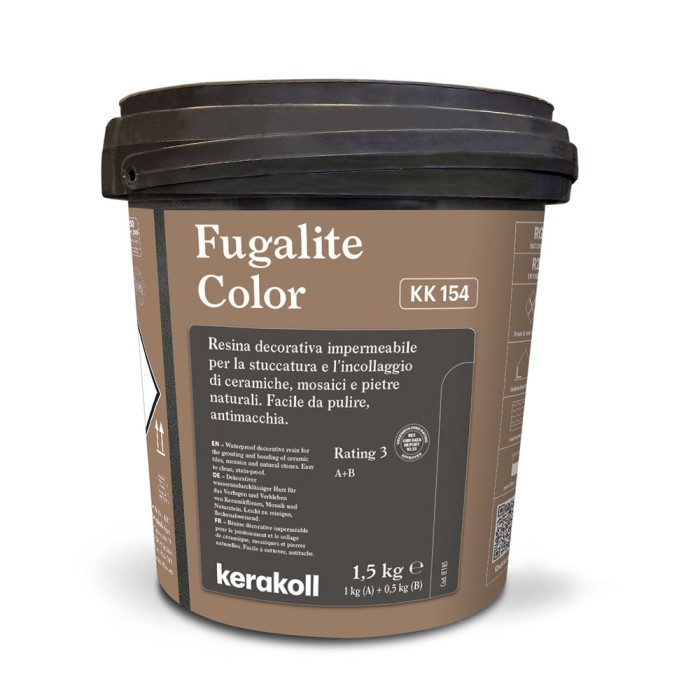 Joint époxy Fugalite Color KK 154 – Gris ardoise / graphite clair (monopack 1,5 kg)