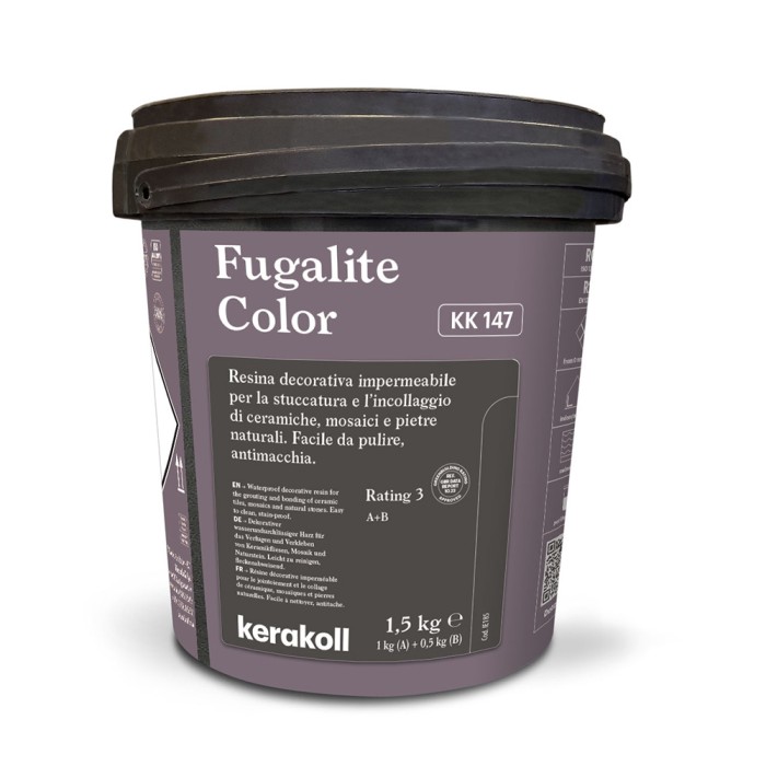Joint époxy Fugalite Color KK 147 – Gris clair chaud / pierre grisée (monopack 1,5 kg)
