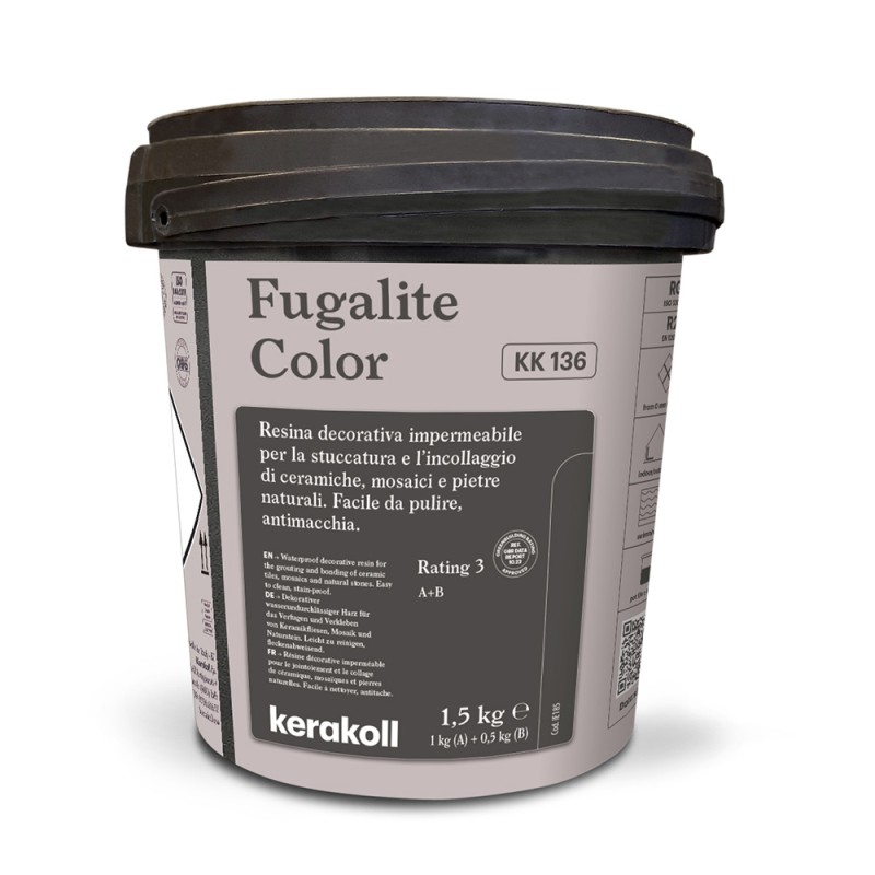 Joint époxy Fugalite Color KK 136 – Gris chaud / greige ciment (monopack 1,5 kg)