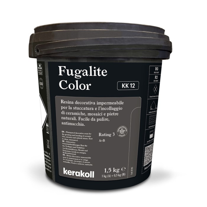 Joint époxy Fugalite Color KK 12 – Gris soutenu / ardoise (monopack 1,5 kg)