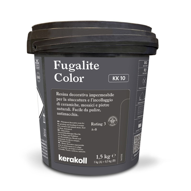 Joint époxy Fugalite Color KK 10 – Gris moyen / ciment (monopack 1,5 kg)
