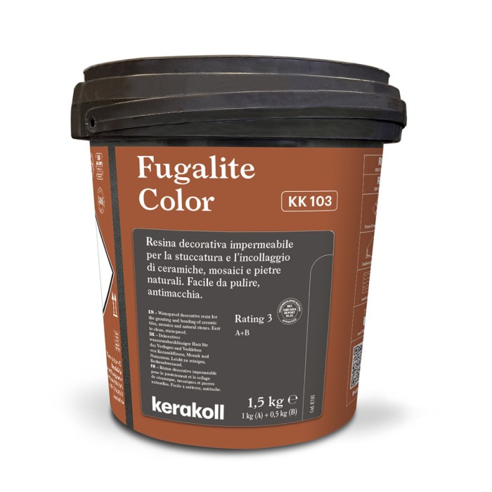 Joint époxy Fugalite Color KK 103 – Ambre foncé / tabac clair (monopack 1,5 kg)